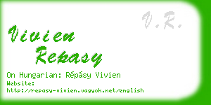 vivien repasy business card