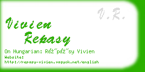 vivien repasy business card
